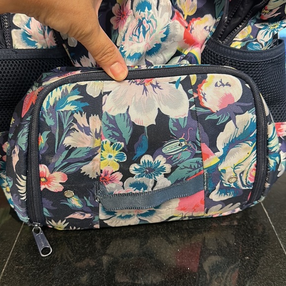 Vera Bradley Floral Backpack - Navy and Multicolor - Picture 3 of 16